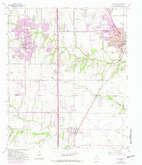 Download a high-resolution, GPS-compatible USGS topo map for Lancaster, TX (1982 edition)