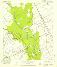 Download a high-resolution, GPS-compatible USGS topo map for Lane City, TX (1953 edition)