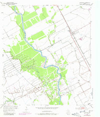 Download a high-resolution, GPS-compatible USGS topo map for Lane City, TX (1980 edition)