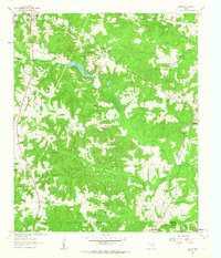 preview thumbnail of historical topo map of Cass County, TX in 1962