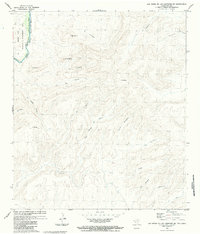 Download a high-resolution, GPS-compatible USGS topo map for Las Vegas De Los Ladrones SW, TX (1984 edition)