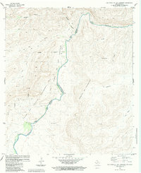 Download a high-resolution, GPS-compatible USGS topo map for Las Vegas De Los Ladrones, TX (1984 edition)