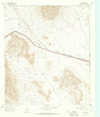 Download a high-resolution, GPS-compatible USGS topo map for Lasca, TX (1967 edition)