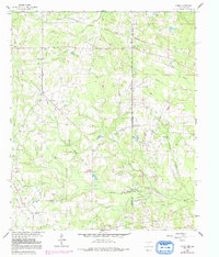 Download a high-resolution, GPS-compatible USGS topo map for Latex, TX (1991 edition)