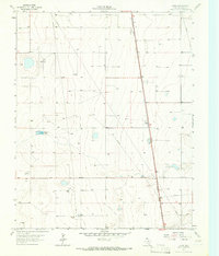 preview thumbnail of historical topo map of Sherman County, TX in 1965