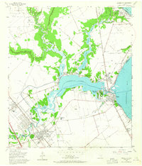 1955 Map of League City, 1964 Print