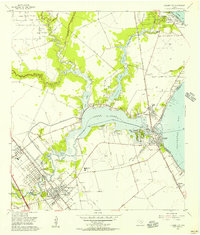 1955 Map of League City, 1957 Print
