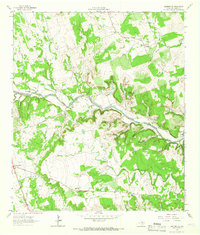 Download a high-resolution, GPS-compatible USGS topo map for Leander NE, TX (1966 edition)