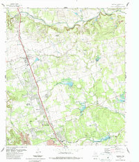 Download a high-resolution, GPS-compatible USGS topo map for Leander, TX (1987 edition)