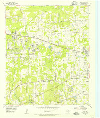 Download a high-resolution, GPS-compatible USGS topo map for Leary, TX (1955 edition)