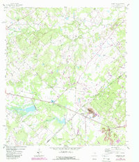 Download a high-resolution, GPS-compatible USGS topo map for Ledbetter, TX (1989 edition)