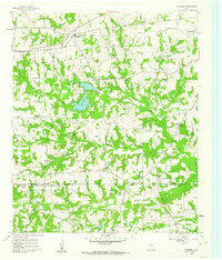 Download a high-resolution, GPS-compatible USGS topo map for Leesburg, TX (1962 edition)