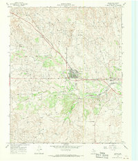 Download a high-resolution, GPS-compatible USGS topo map for Lefors, TX (1969 edition)