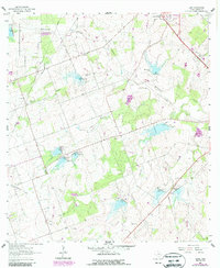 Download a high-resolution, GPS-compatible USGS topo map for Lenz, TX (1987 edition)