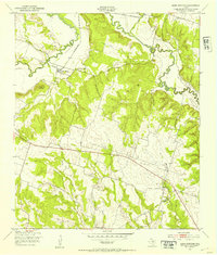 Download a high-resolution, GPS-compatible USGS topo map for Leon Junction, TX (1953 edition)