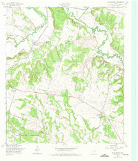 Download a high-resolution, GPS-compatible USGS topo map for Leon Junction, TX (1975 edition)