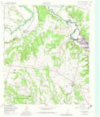 Download a high-resolution, GPS-compatible USGS topo map for Leon Junction, TX (1983 edition)