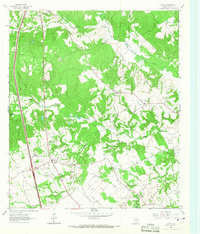 Download a high-resolution, GPS-compatible USGS topo map for Leona, TX (1967 edition)