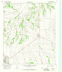 Download a high-resolution, GPS-compatible USGS topo map for Leonard, TX (1968 edition)