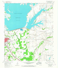 Download a high-resolution, GPS-compatible USGS topo map for Lewisville East, TX (1967 edition)