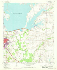 Download a high-resolution, GPS-compatible USGS topo map for Lewisville East, TX (1969 edition)