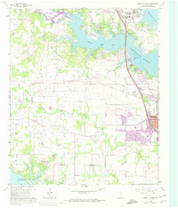 Download a high-resolution, GPS-compatible USGS topo map for Lewisville West, TX (1974 edition)
