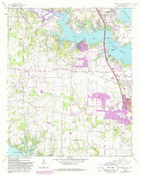 Download a high-resolution, GPS-compatible USGS topo map for Lewisville West, TX (1986 edition)