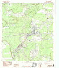 Download a high-resolution, GPS-compatible USGS topo map for Liberty, TX (1985 edition)