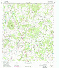Download a high-resolution, GPS-compatible USGS topo map for Lincoln, TX (1989 edition)