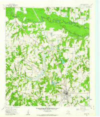Download a high-resolution, GPS-compatible USGS topo map for Lindale, TX (1962 edition)
