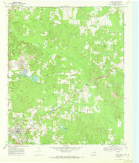 Download a high-resolution, GPS-compatible USGS topo map for Linden, TX (1972 edition)