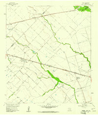 Download a high-resolution, GPS-compatible USGS topo map for Lissie, TX (1961 edition)
