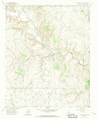 Download a high-resolution, GPS-compatible USGS topo map for Little Wolf Creek, TX (1967 edition)