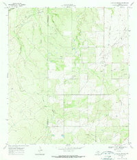 Download a high-resolution, GPS-compatible USGS topo map for Live Oak Hollow, TX (1972 edition)