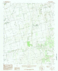 Download a high-resolution, GPS-compatible USGS topo map for Lockett, TX (1984 edition)