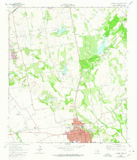 Download a high-resolution, GPS-compatible USGS topo map for Lockhart North, TX (1974 edition)