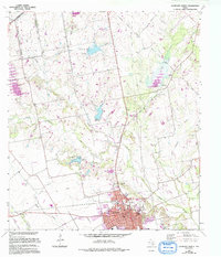 Download a high-resolution, GPS-compatible USGS topo map for Lockhart North, TX (1994 edition)