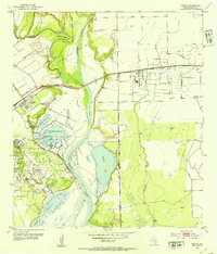 Download a high-resolution, GPS-compatible USGS topo map for Lolita, TX (1953 edition)