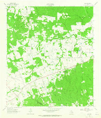 preview thumbnail of historical topo map of Walker County, TX in 1963