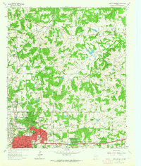 Download a high-resolution, GPS-compatible USGS topo map for Longview Heights, TX (1964 edition)