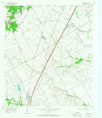 Download a high-resolution, GPS-compatible USGS topo map for Lorena, TX (1968 edition)