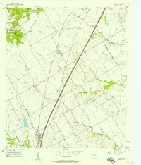 Download a high-resolution, GPS-compatible USGS topo map for Lorena, TX (1958 edition)