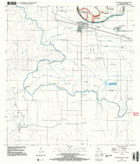 Download a high-resolution, GPS-compatible USGS topo map for Los Ebanos NW, TX (2003 edition)