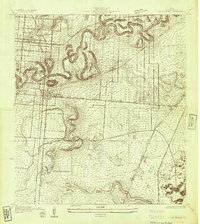 1930 Map of Los Fresnos, TX