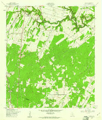 preview thumbnail of historical topo map of Bexar County, TX in 1958