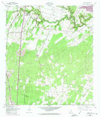 Download a high-resolution, GPS-compatible USGS topo map for Losoya, TX (1975 edition)