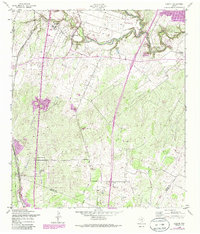 Download a high-resolution, GPS-compatible USGS topo map for Losoya, TX (1986 edition)