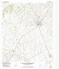 Download a high-resolution, GPS-compatible USGS topo map for Lott, TX (1993 edition)