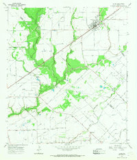 Download a high-resolution, GPS-compatible USGS topo map for Louise, TX (1968 edition)