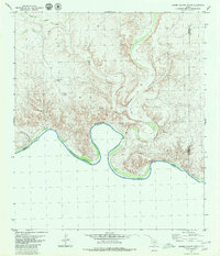 Download a high-resolution, GPS-compatible USGS topo map for Lozier Canyon South, TX (1980 edition)